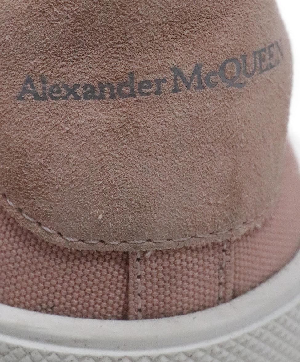 Alexander Mcqueen Raised Sole White Pink Sneaker